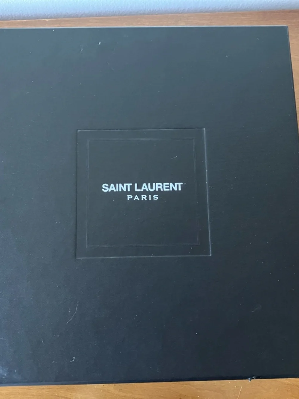 Saint Laurent YSL Grunge Flower Print Black Leather Espadrille Wedge EU 39/US 9